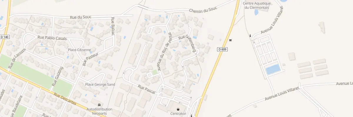 Plan du 69 Rue Gutemberg à Clermont-l’Hérault