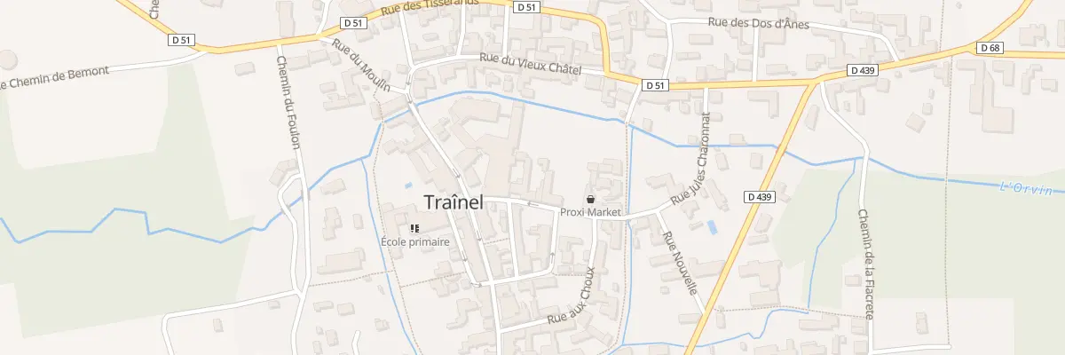 Plan du 7 Rue Jules Charonnat à Traînel