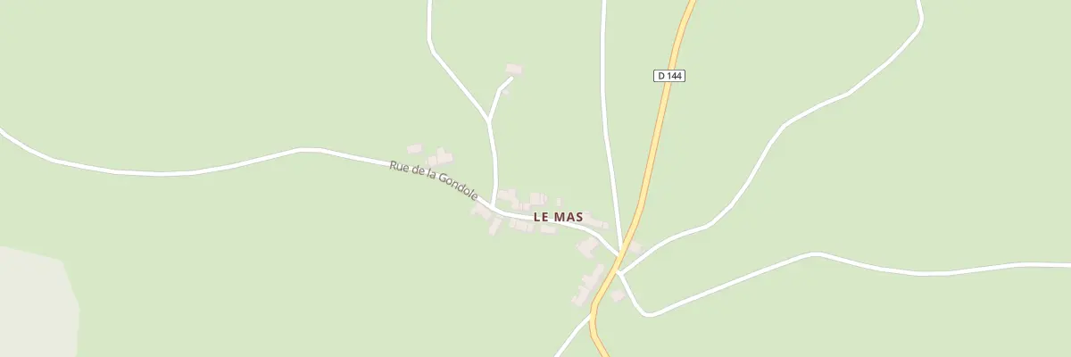 Plan du 5426 Le Mas au Vernet-Chaméane