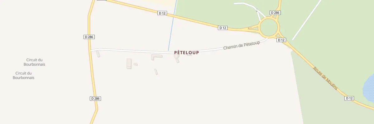 Plan du 225 Che du Peteloup à Montbeugny