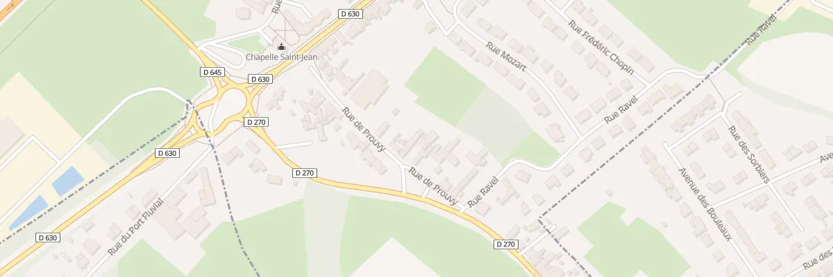 Plan du 17 Rue de Prouvy à Rouvignies