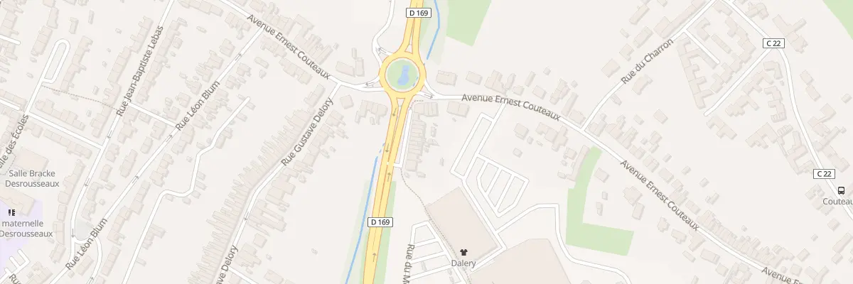 Plan du 434F Av Ernest Couteaux à Saint-Amand-les-Eaux