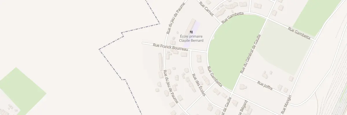 Plan du 26 Rue du Jeu de Paume à Busigny