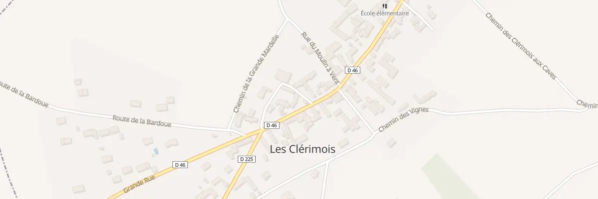 Plan du 50 Gr Grande Rue aux Clérimois