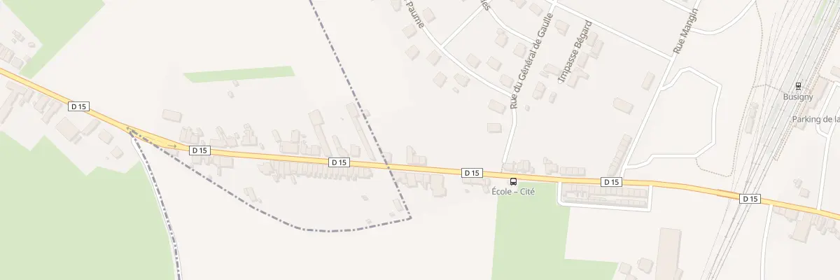 Plan du 136 Rue de la Gare à Busigny
