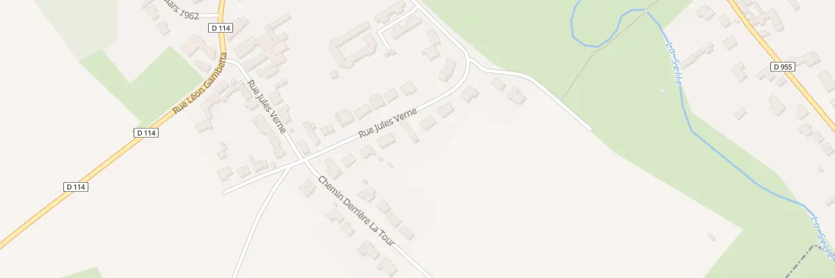Plan du 36 Rue Jules Verne à Saulzoir
