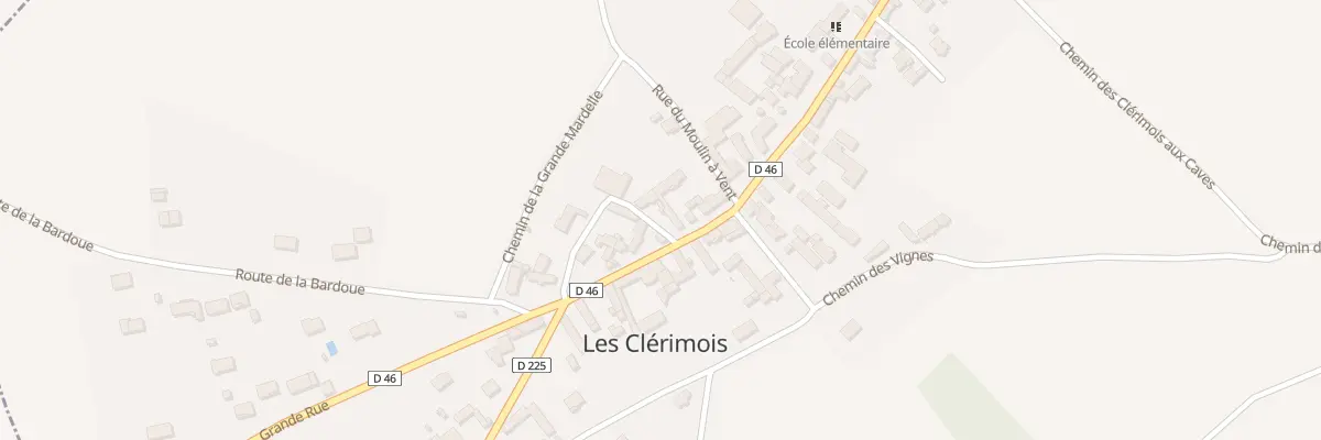 Plan du 48 Gr Grande Rue aux Clérimois