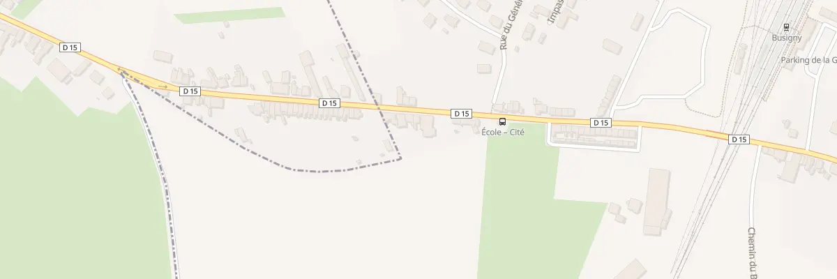 Plan du 269 Rue de la Gare à Busigny