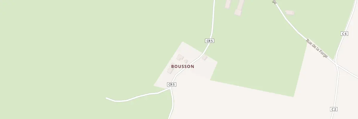 Plan du 6 Bousson à Parigny-la-Rose