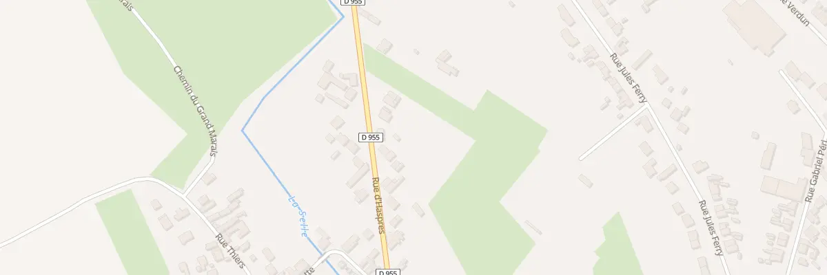 Plan du 5000F Rue d’Haspres à Saulzoir