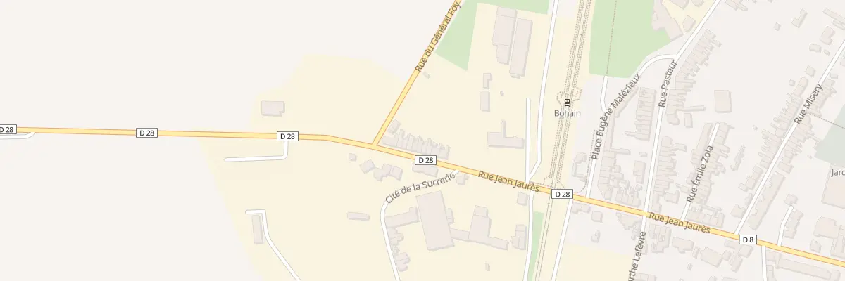Plan du 168 Rue Jean Jaurès à Bohain-en-Vermandois
