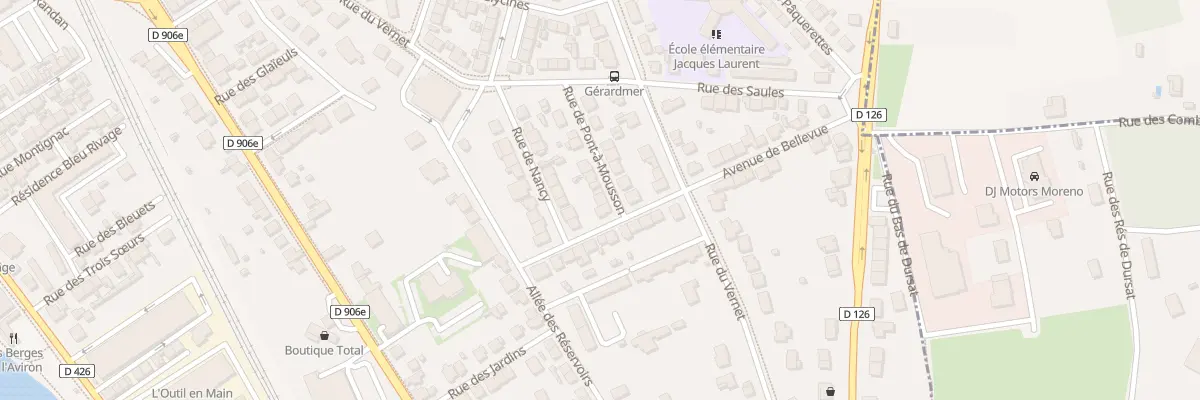 Plan du 3 Rue Pont A Mousson à Vichy
