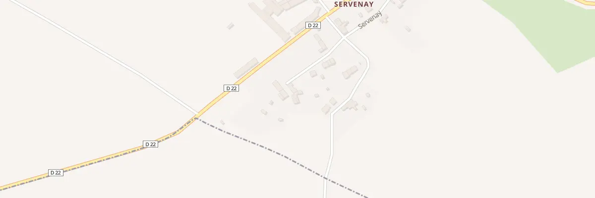 Plan du 21T Servenay à Arcy-Sainte-Restitue