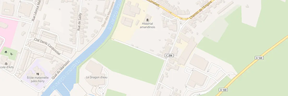 Plan du 829 Che de l’Empire à Saint-Amand-les-Eaux