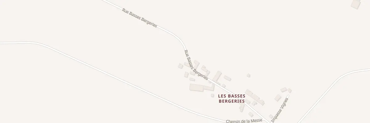 Plan du 2 Les Basses Bergeries à Voisines