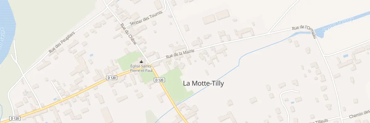 Plan du 6 Rue de la Mairie à La Motte-Tilly