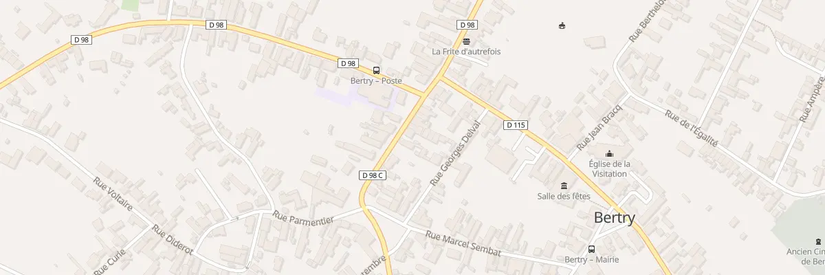 Plan du 26 Rue de la République à Bertry