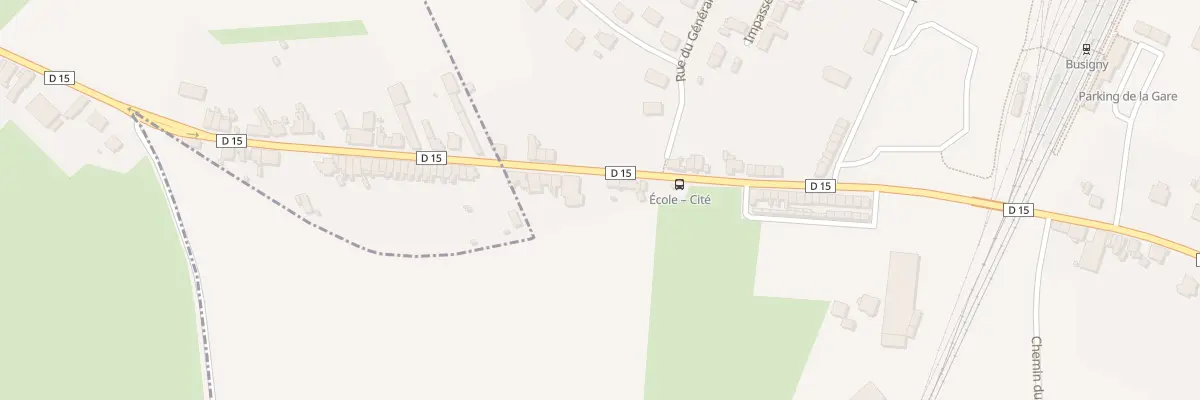 Plan du 263 Rue de la Gare à Busigny