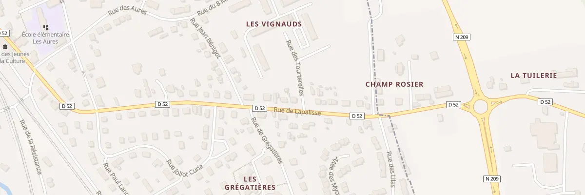 Plan du 45 Rue de Lapalisse à Saint-Germain-des-Fossés