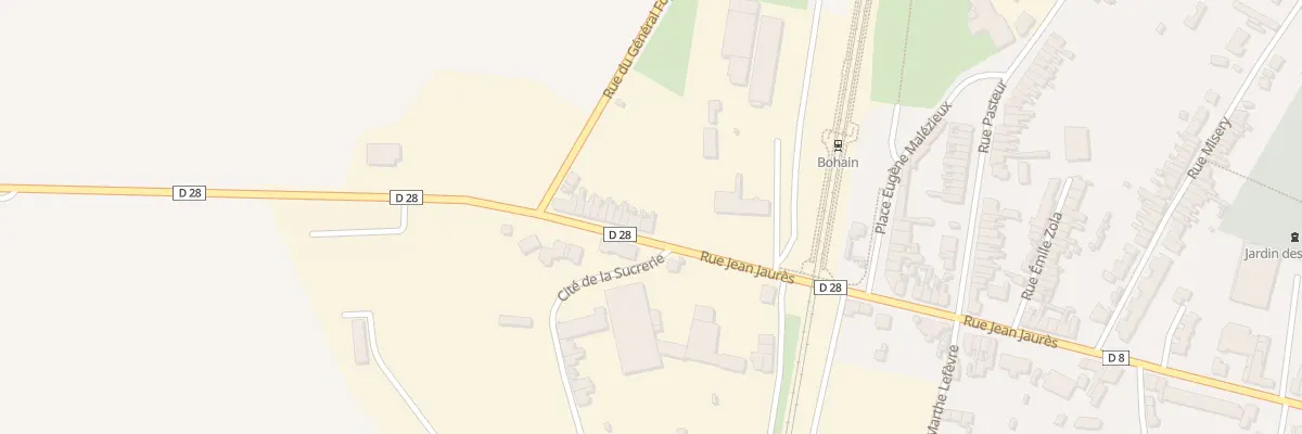 Plan du 160 Rue Jean Jaurès à Bohain-en-Vermandois