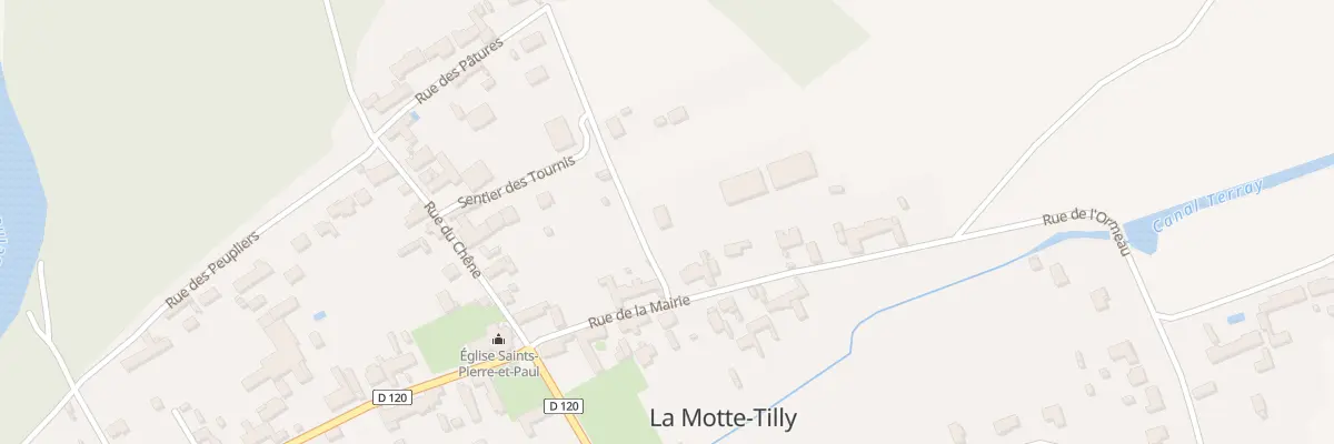 Plan du 8 Sen des Tournis à La Motte-Tilly