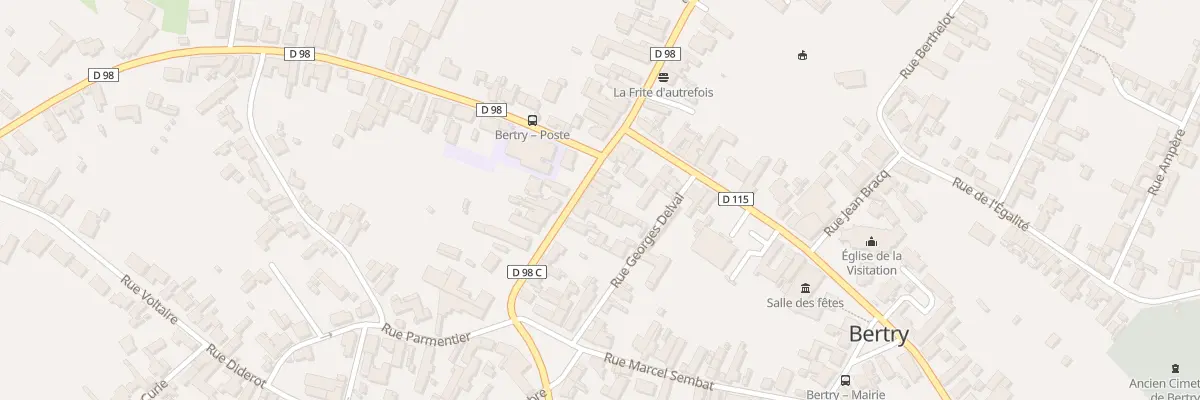 Plan du 22 Rue de la République à Bertry
