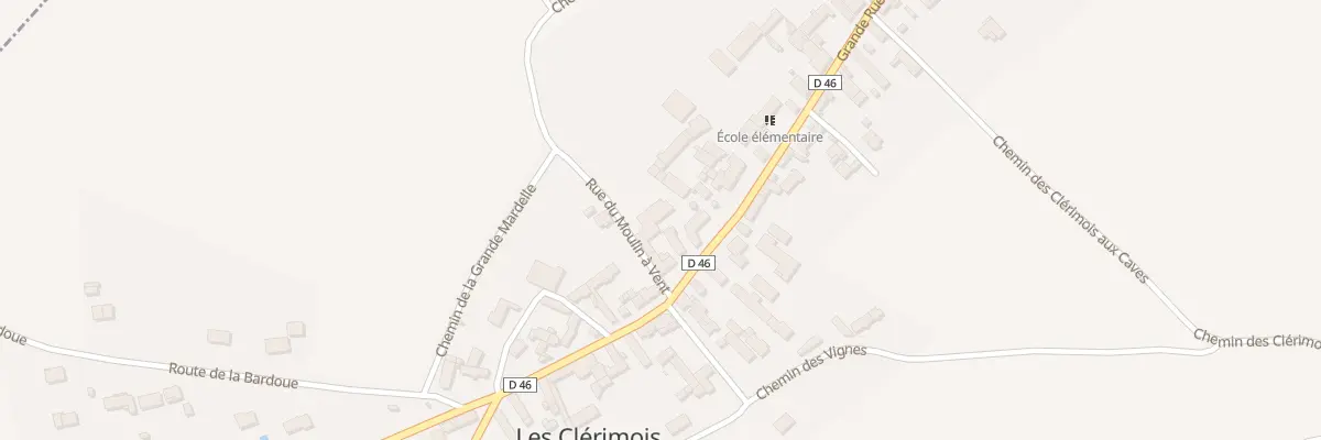 Plan du 42 Gr Grande Rue aux Clérimois