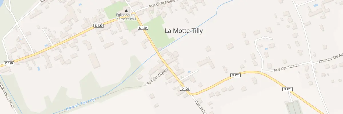 Plan du 5A Rue de la Croix des Champs à La Motte-Tilly