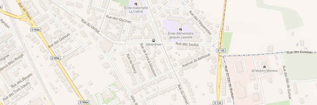 Plan du 52 Rue du Vernet à Vichy