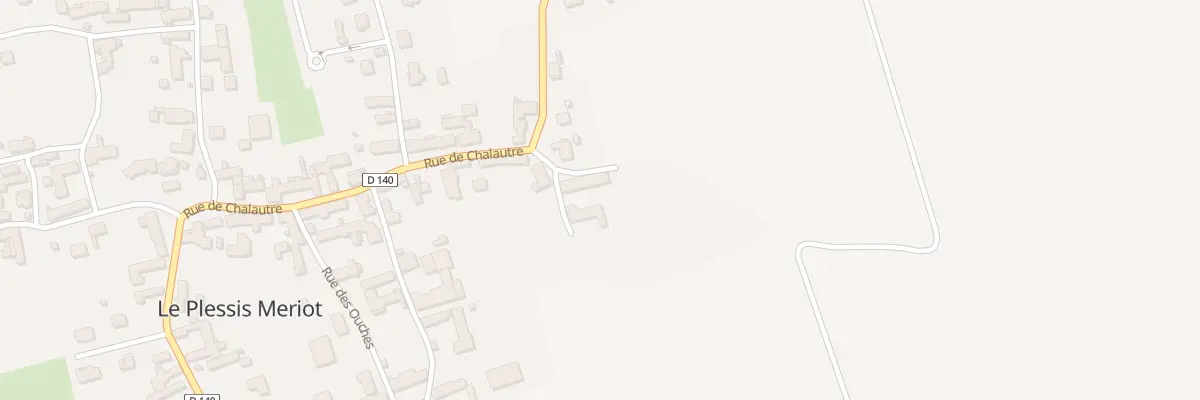 Plan du 4 Rue aux Chevres au Mériot
