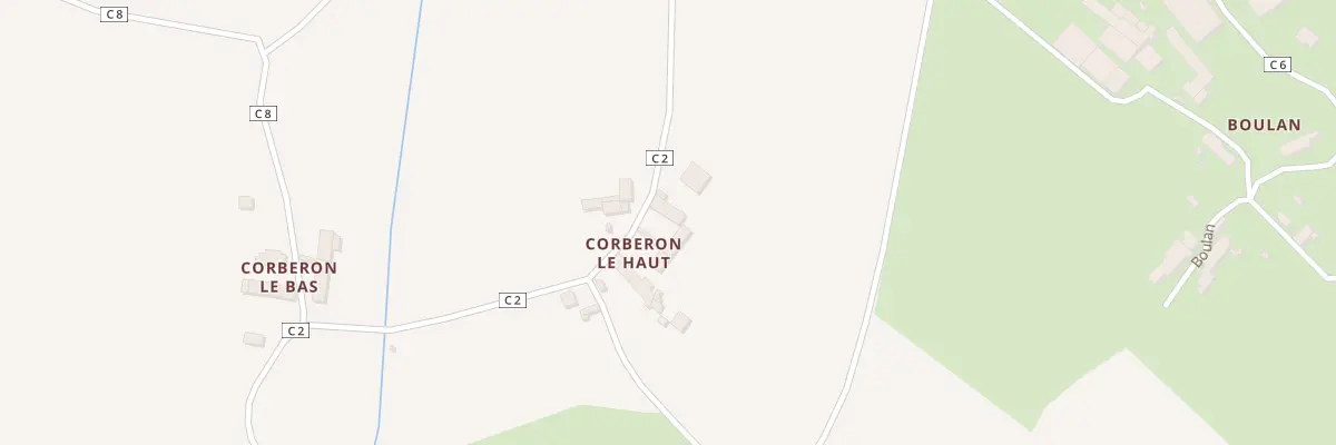 Plan du 15 Corberon le Haut à Vendières