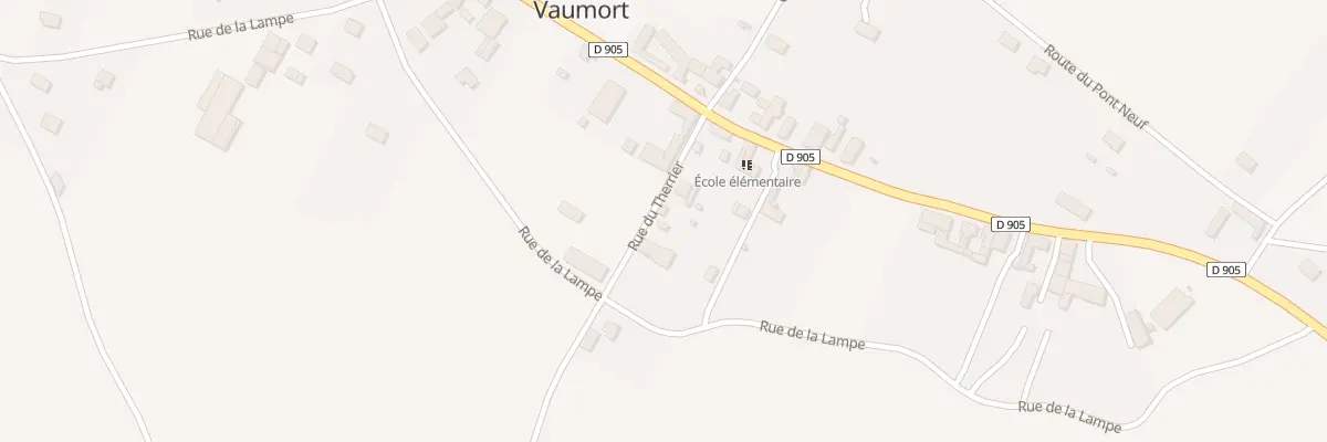Plan du 6 Rue du Therrier à Vaumort