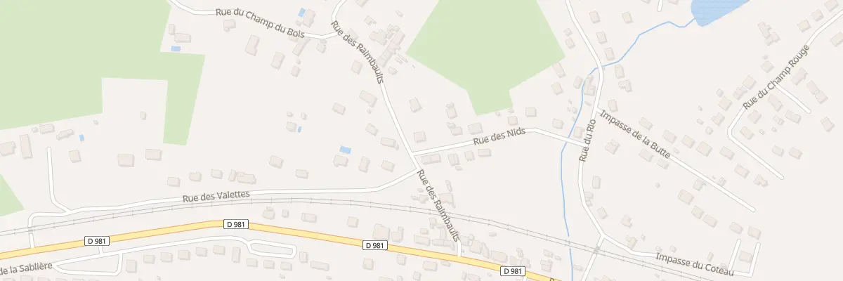 Plan du 2B Rue des Raimbaults à Saint-Léger-des-Vignes