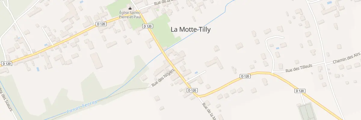 Plan du 6 La Chambre à La Motte-Tilly