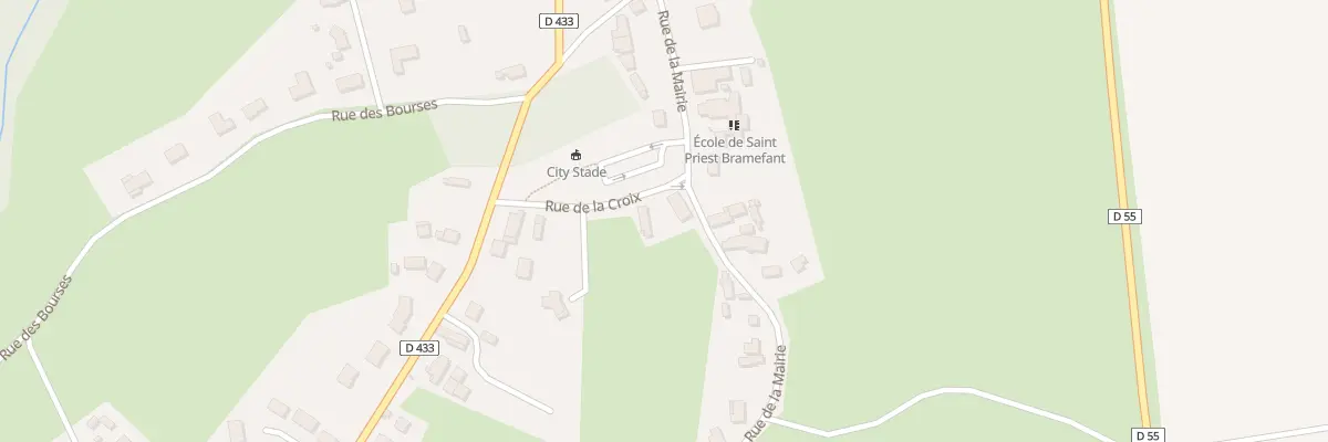 Plan du 1 Rue de la Croix à Saint-Priest-Bramefant