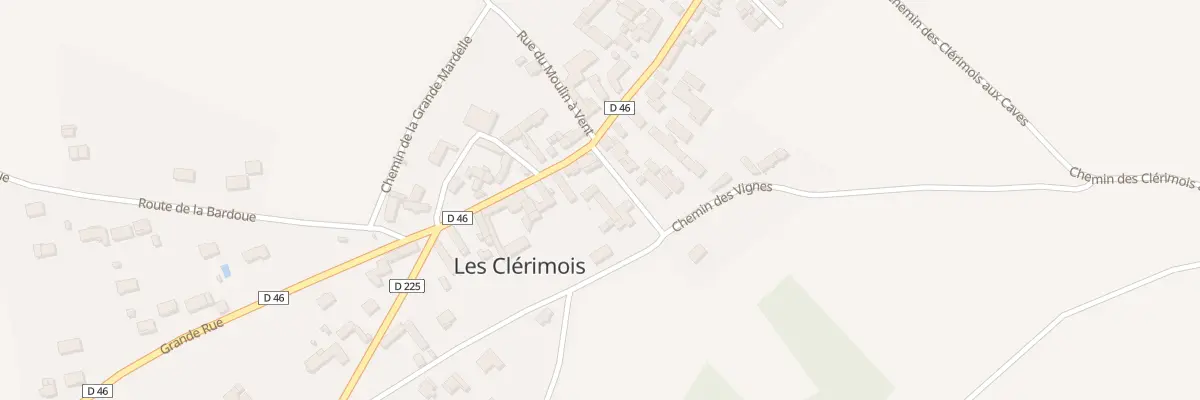 Plan du 55B Gr Grande Rue aux Clérimois