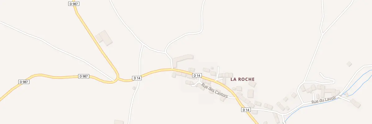 Plan du 163 Rte des Fontaines à Lajo