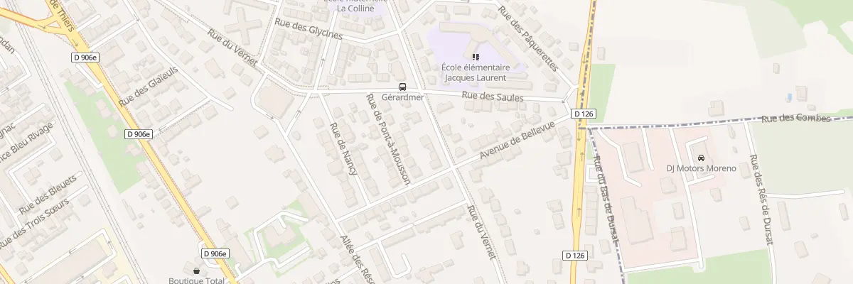 Plan du 56B Rue du Vernet à Vichy