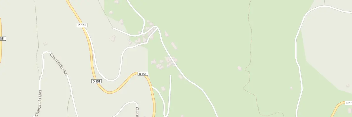 Plan du 5546 Le Viala Village à Dourbies