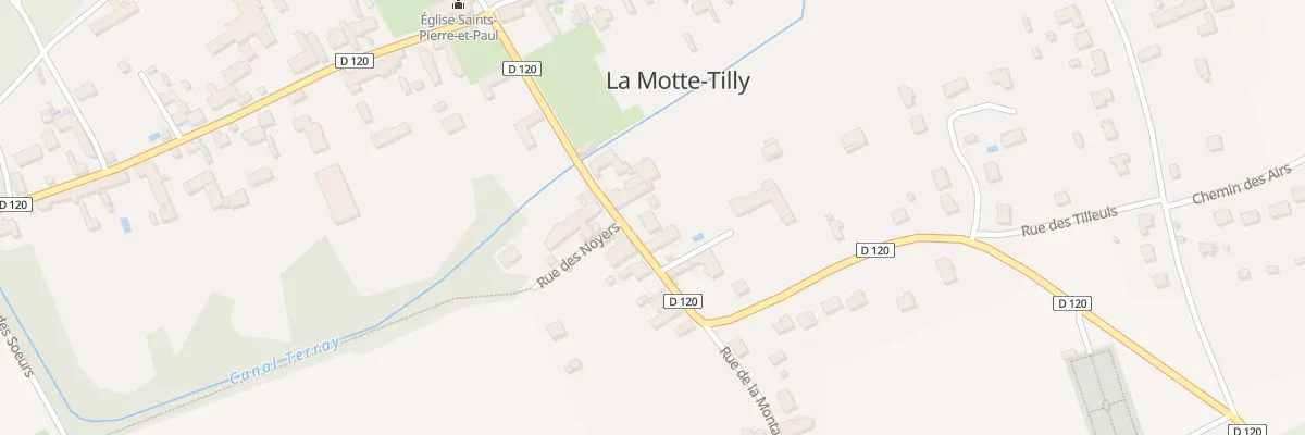 Plan du 11 Rue de la Croix des Champs à La Motte-Tilly