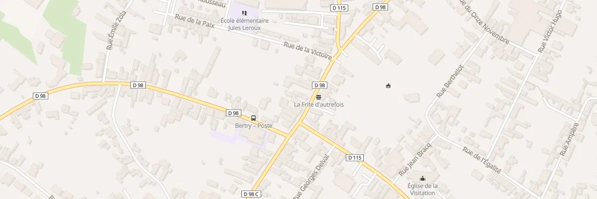 Plan du 15 Rue de la République à Bertry