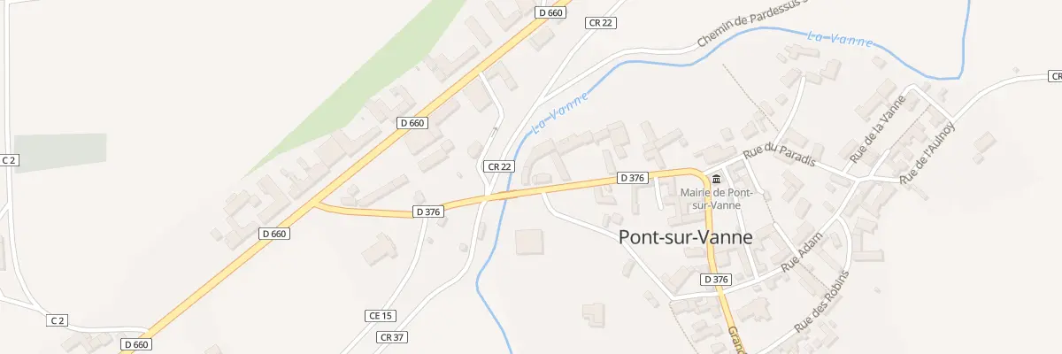 Plan du 7 Gr Grande Rue à Pont-sur-Vanne