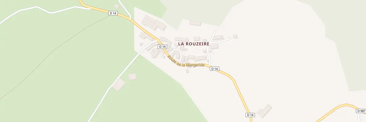 Plan du 5050 La Rouzeire à Lajo