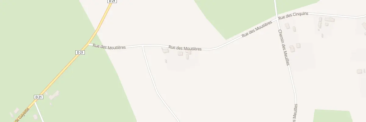 Plan du 17 Rue des Moutieres à Montoldre