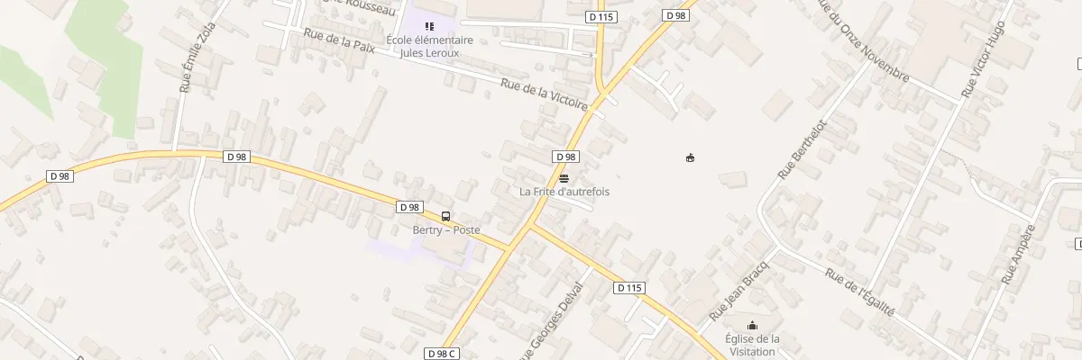 Plan du 13 Rue de la République à Bertry