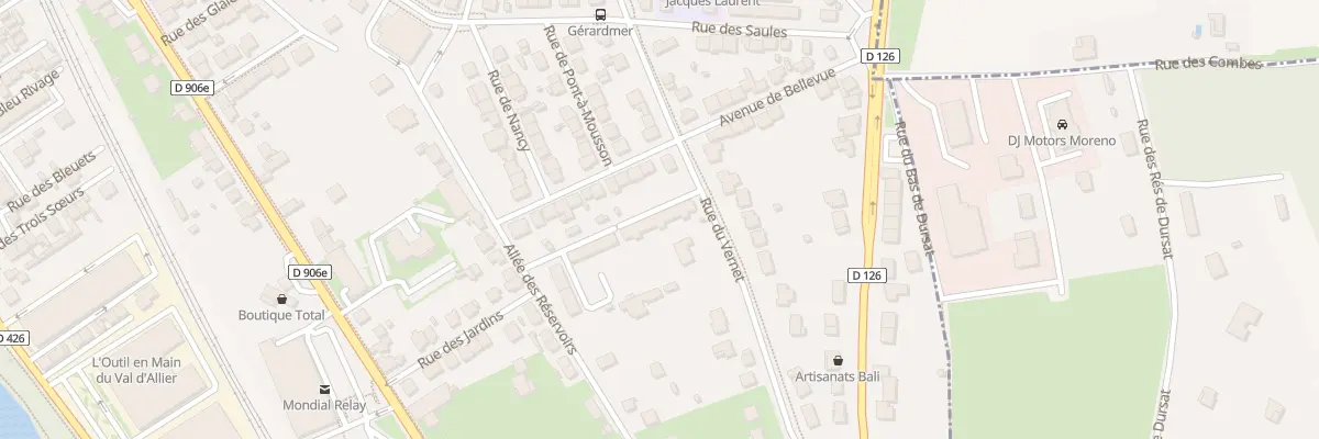 Plan du 66 Rue du Vernet à Vichy