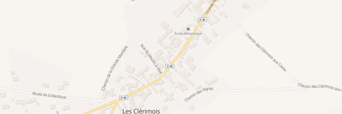 Plan du 38 Gr Grande Rue aux Clérimois