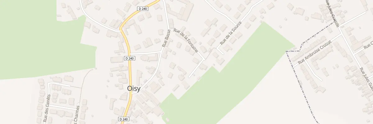 Plan du 5 Rue de la Fontaine à Oisy