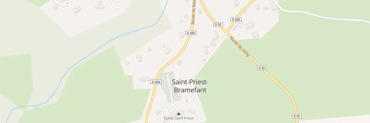 Plan du 1 Rte de Randan à Saint-Priest-Bramefant