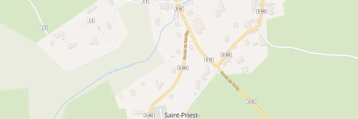 Plan du 4 Rte de Randan à Saint-Priest-Bramefant